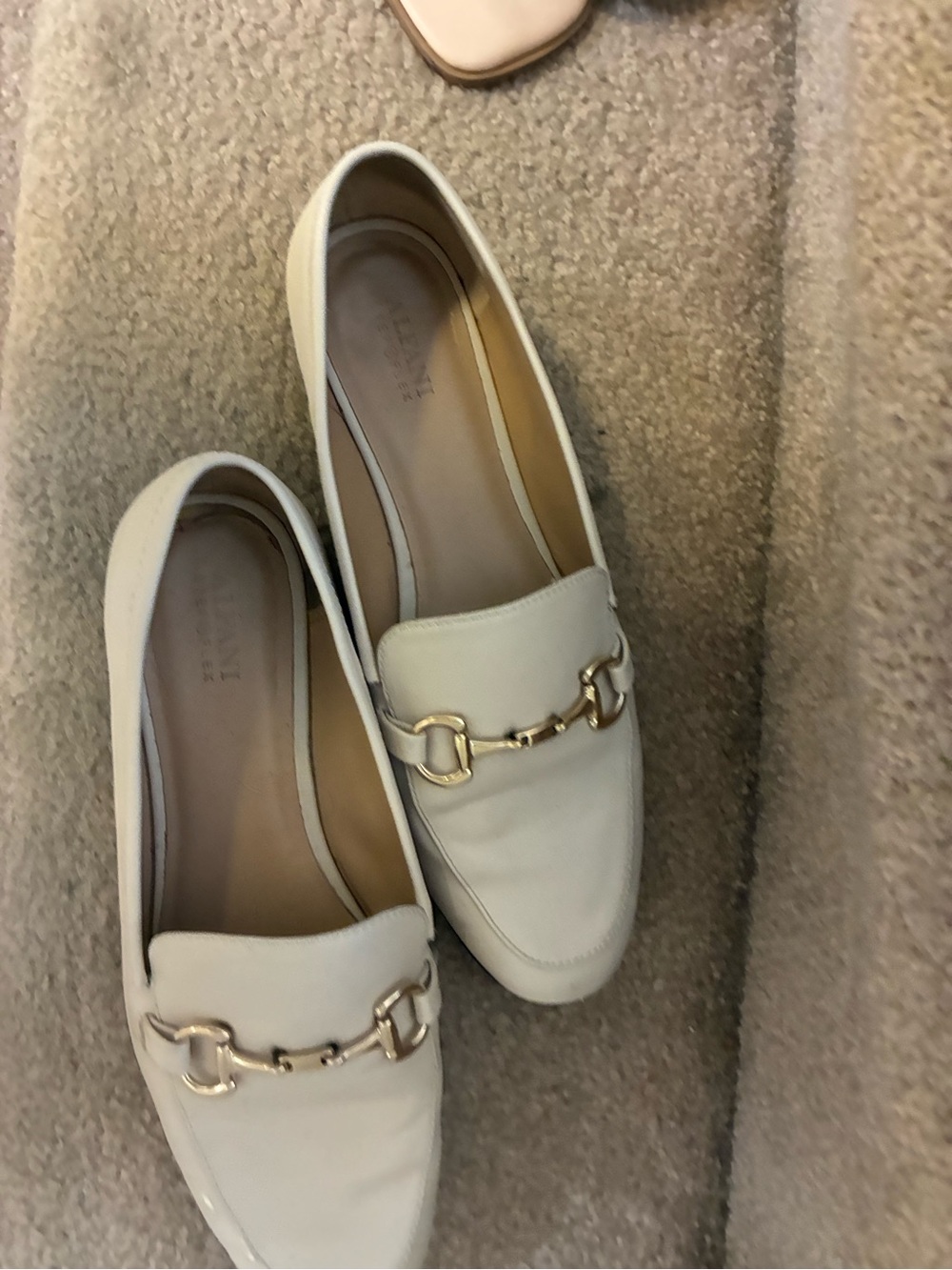 Alfani Gayle Leather Classic Loafers Horse Bit Hardware Slip On NEW Size 11